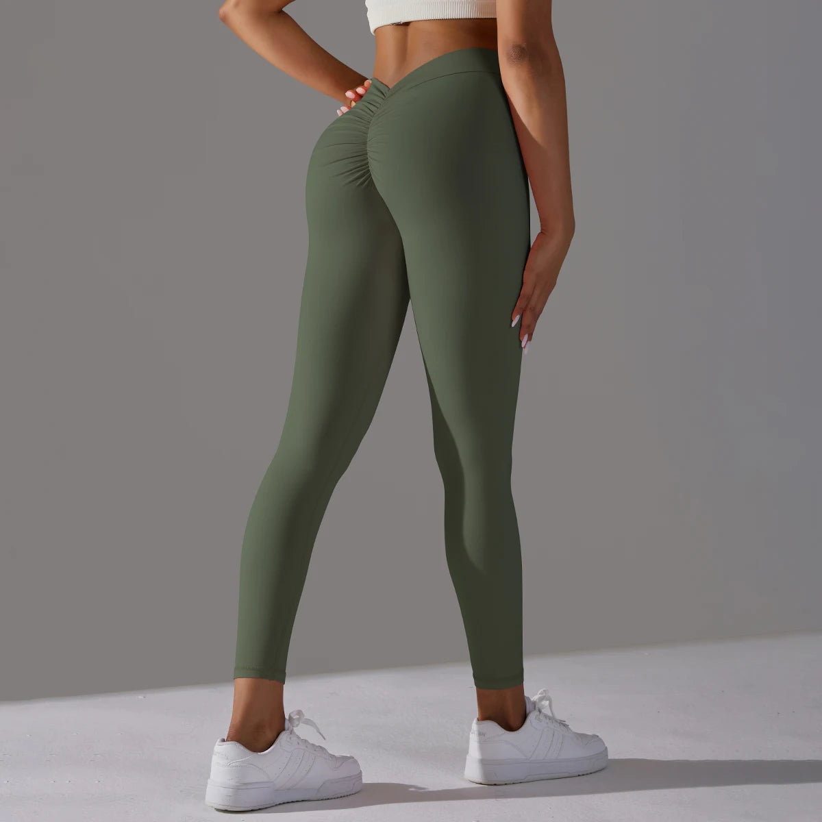 V Back Leggings
