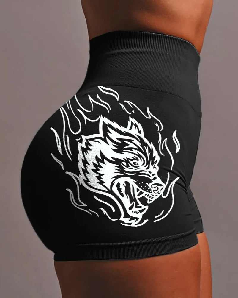 High Waist Yoga Shorts