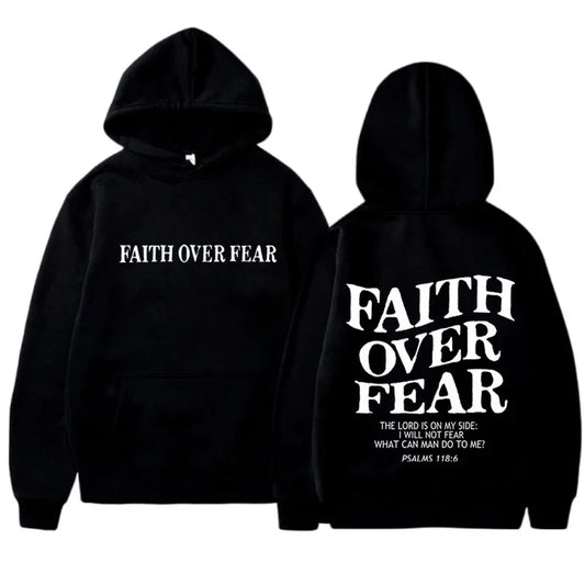 FAITH OVER FEAR Hoodies
