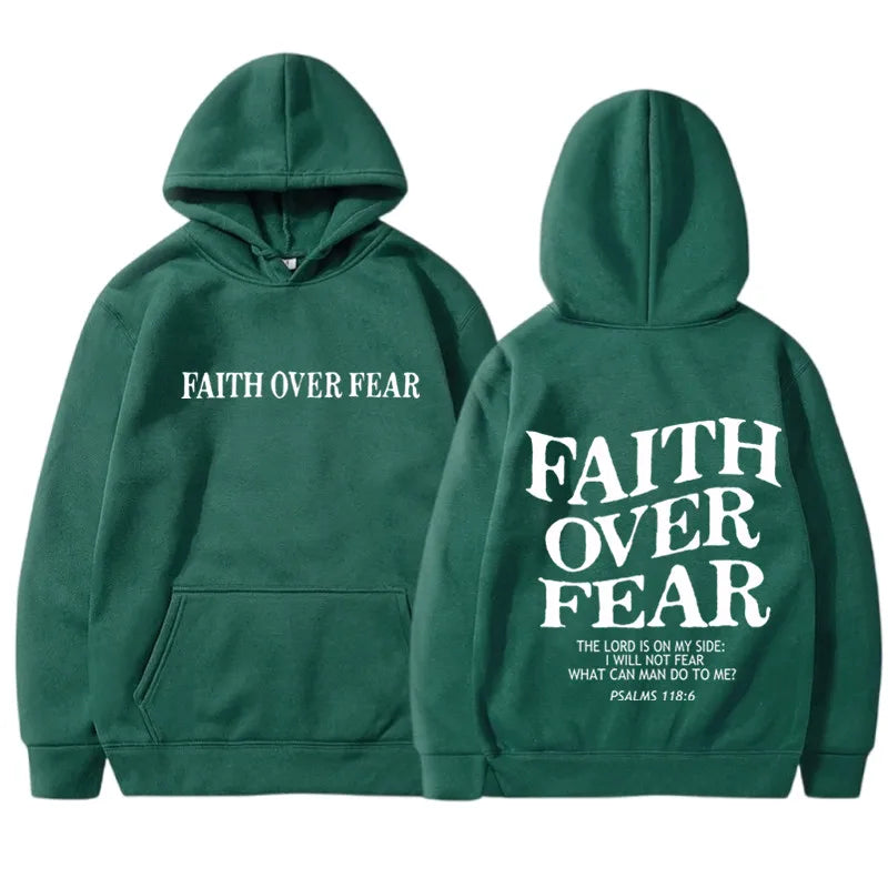 FAITH OVER FEAR Hoodies