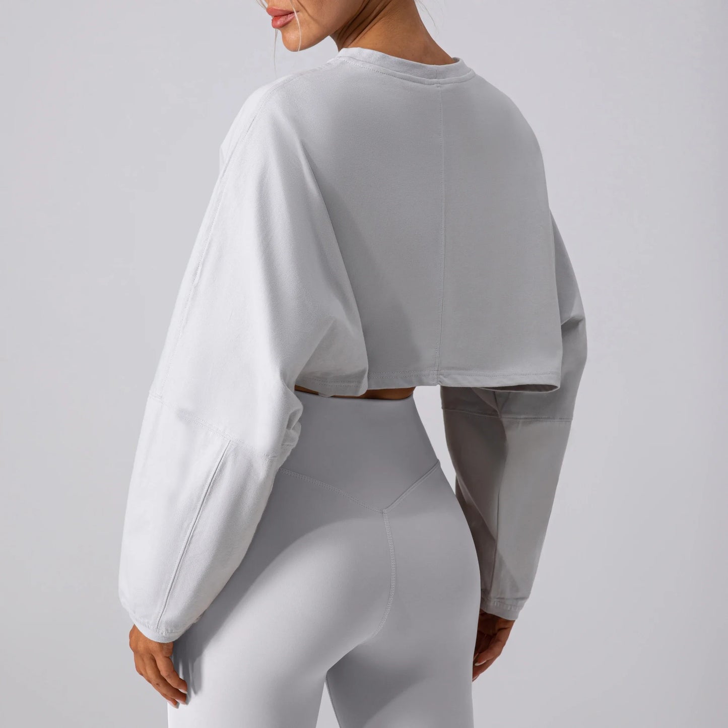 Womens Cropped Long Sleeve