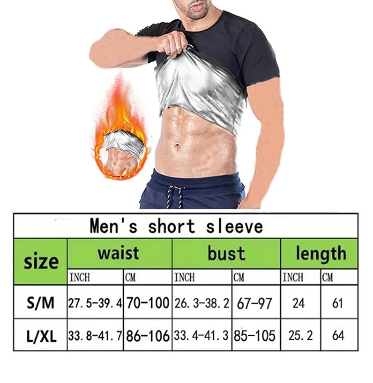 Mens Sauna Shapewear Vest