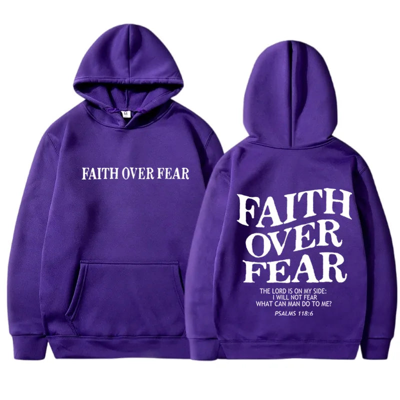 FAITH OVER FEAR Hoodies