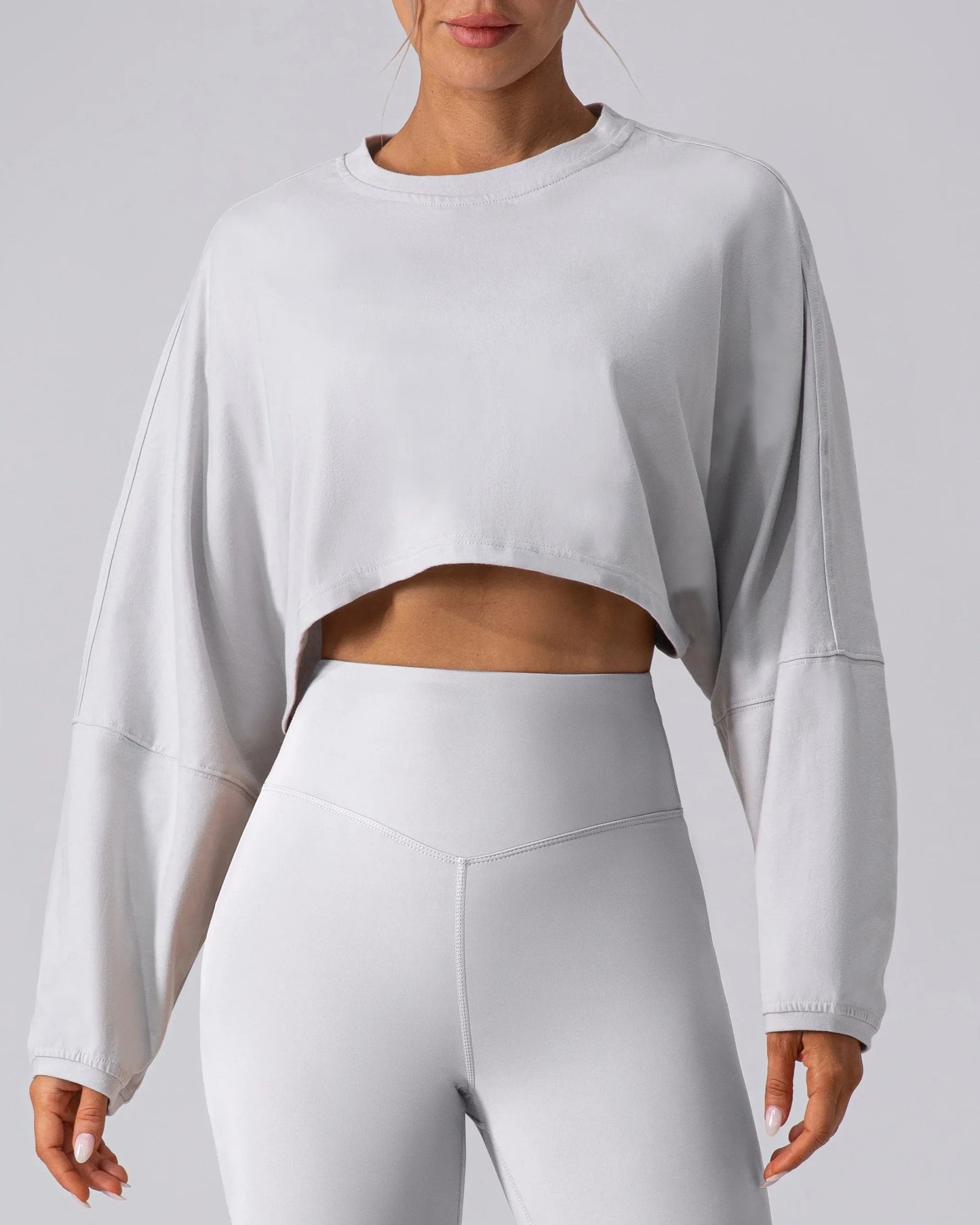 Womens Cropped Long Sleeve