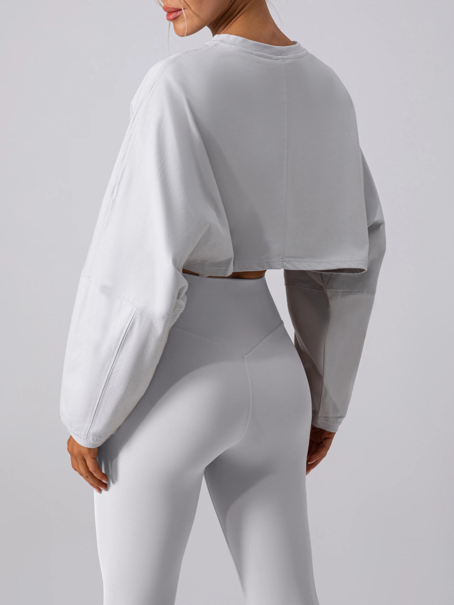 Womens Cropped Long Sleeve