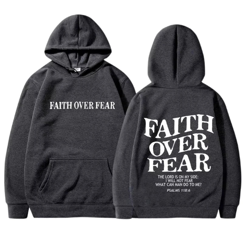 FAITH OVER FEAR Hoodies